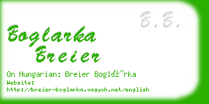 boglarka breier business card